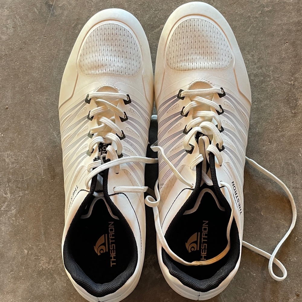 Men's White track shoes